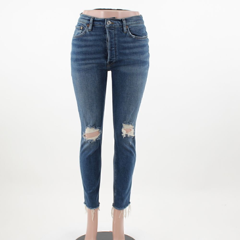 Re/Done High Waisted Distressed Jeans Size 29